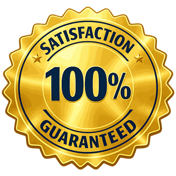100 percent satisfaction guaranteed