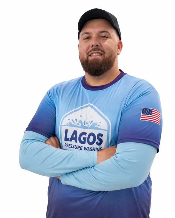 Derek Lagos, founder of Lagos Pressure Washing